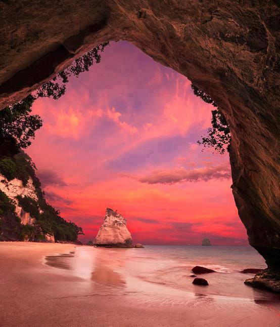 New Zealand, Cathedral Cove, Coromandel Peninsula