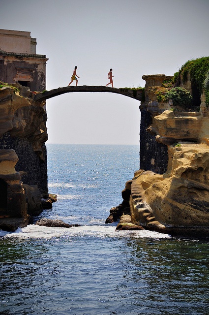 Gaiola Bridge, Naples, Italy