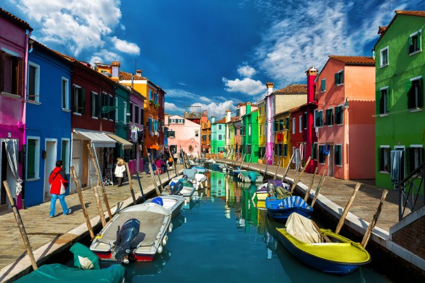  Burano, Italy, colorful cities 