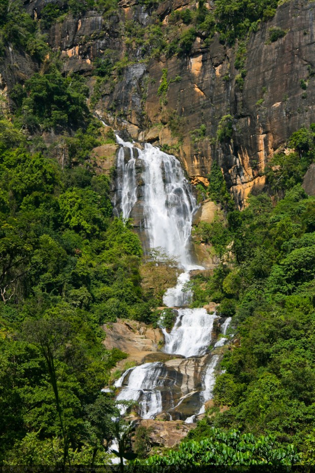 Ravana Falls, waterfalls in Sri Lanka