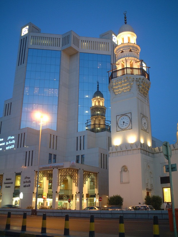 Batelco construction and Suq Mosque