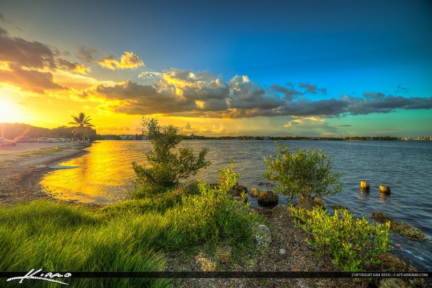 Matheson Hammock Park Sunset, Coral Gables, Florida, USA