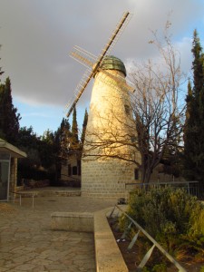 Montefiore Windmill, Yemin Moshe, Jerusalem, Israel