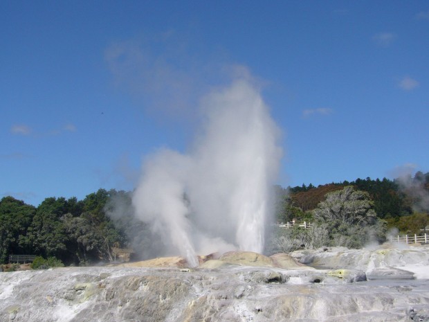 Geothermal area inRotorua, New Zealand (2)