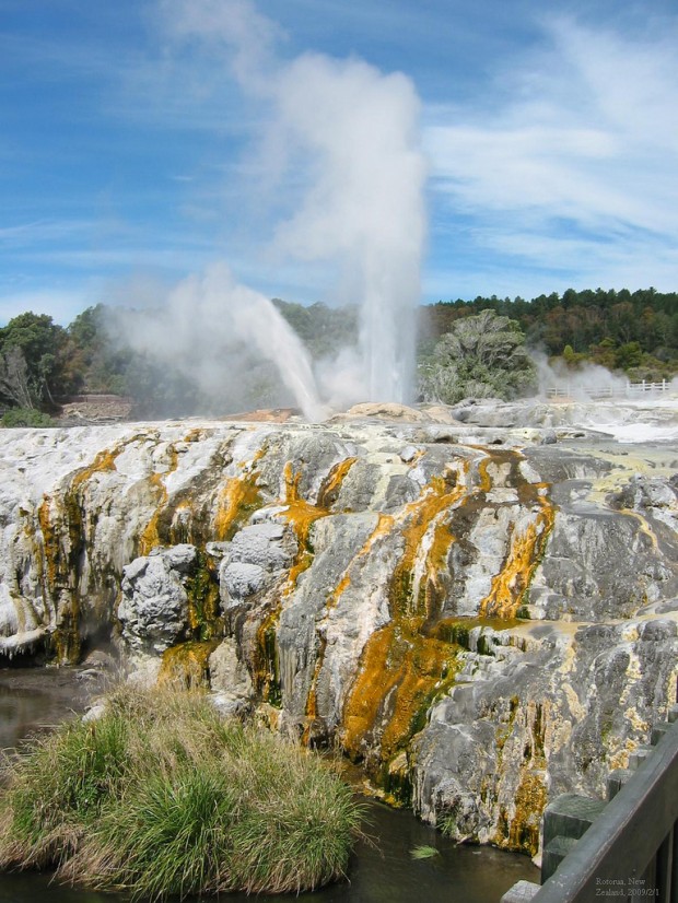 Geothermal area inRotorua, New Zealand (9)