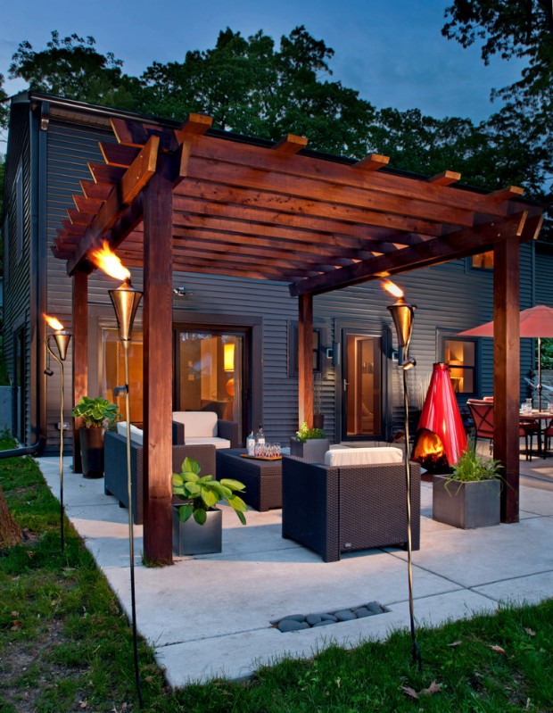 modern patio design projects