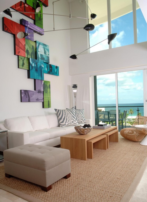 modern living room wall color
