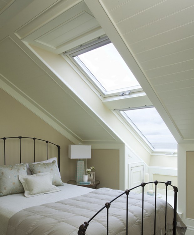 traditional bedroom skylight 