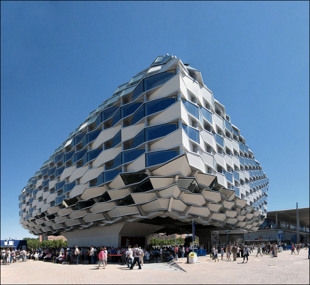 Pabellón-de-Aragón-Spain-620x570 15 Bizarre and Incredible Building Design