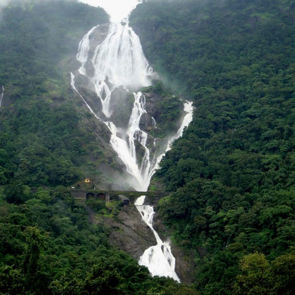 dudhsagar-falls 104 World’s Most Famous And Amazing Waterfalls - part 1