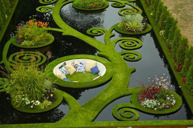 New-Zealand-Gold-medal-garden-at-the-Ellerslie-Fower-Show-620x412 11 Beauteous Places Only For Your Eyes