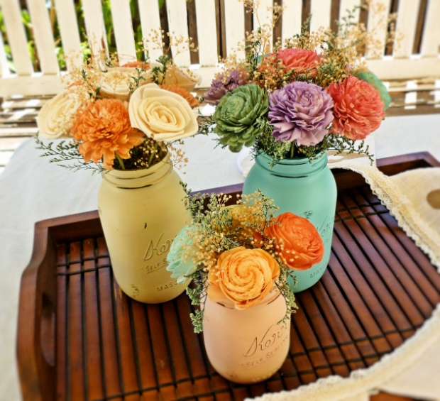 13 DIY Adorable Flowers Arrangements For Your Home 