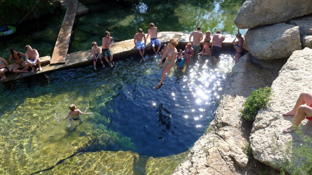 Have a Great Time at Jacob's Well, Texas