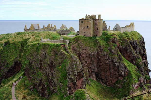 Visit Dunnottar Castle in Scotland