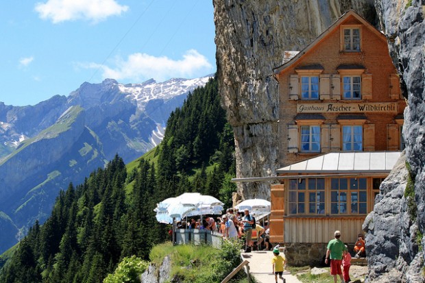 Have you ever stayed in Aescher Hotel in Switzerland?