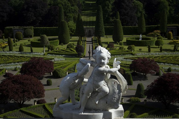 Feel the Magic of Drummond Castle Gardens in Scotland