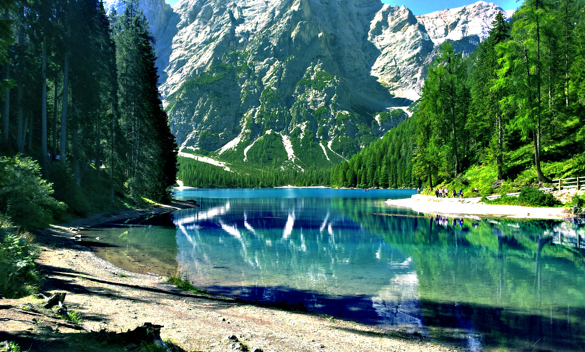 Relax at The Lake Braies, Italy