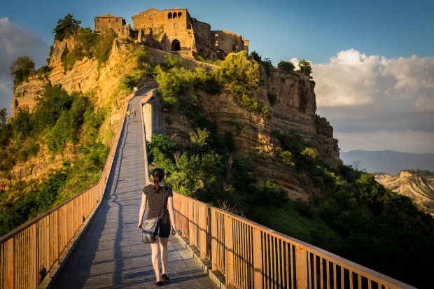 Civita-di-Bagnoregio-an-ancient-village-in-the-Valley-of-the-“Calanques”-120-km-to-Rome-620x413 13 Slightly Different Photos from Italy
