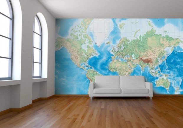 Wanderlust for your Home with Great World Map Wallpapers