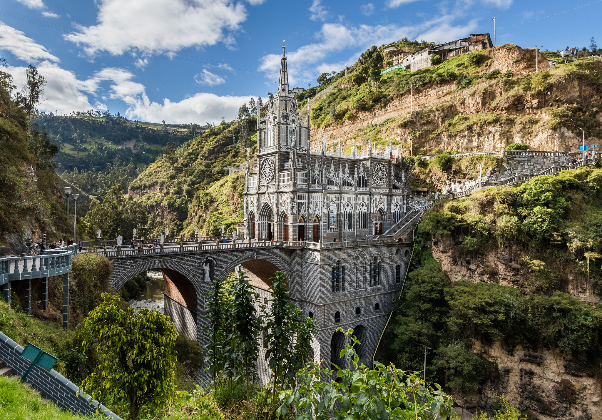 Visit the Amazing Cathedral Las Lajas in Colombia