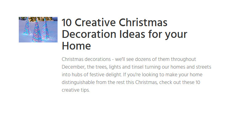 10 Creative Christmas Decoration Ideas for your Home