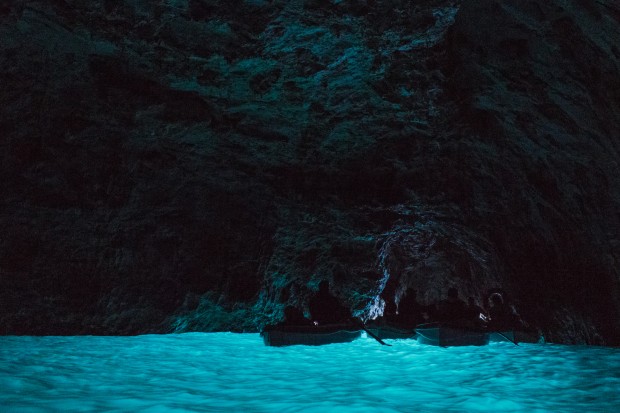 Blue Grotto – Blue Cave With Supernatural Blue Color of The Water Blue Grotto – Blue Cave With Supernatural Blue Color of The Water
