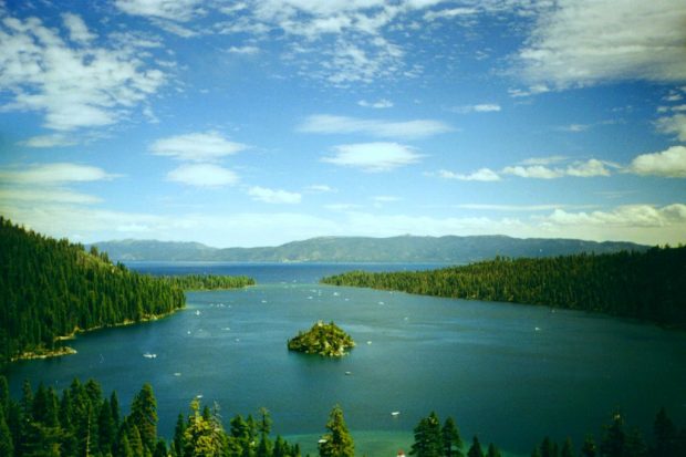 Lake Tahoe And Its Floating Skate Ramp