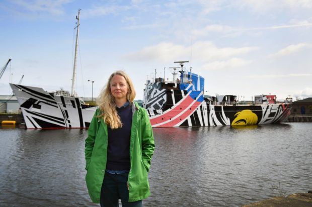 Edinburgh Art Festival and 14-18 NOW unveil first Dazzle Ship in Scotland
