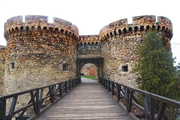 Belgrade Fortress - Real Historical Piece In The Urban Belgrade Belgrade Fortress - Real Historical Piece In The Urban Belgrade