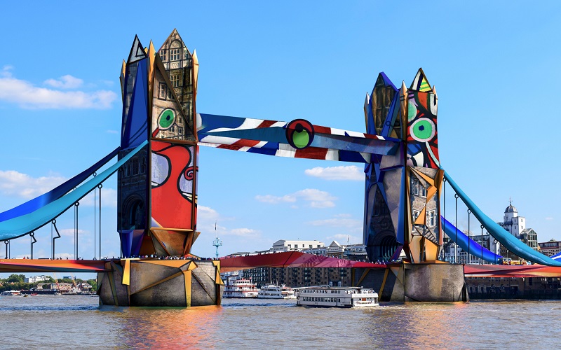 Some of the UK’s Most Famous Landmarks Reimagined in the Style of Artists