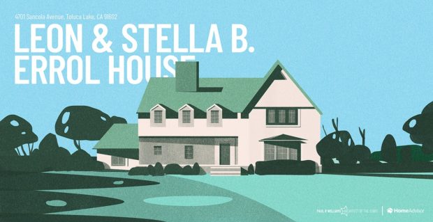 An illustrated tribute to the Hollywood homes of Paul R. Williams
