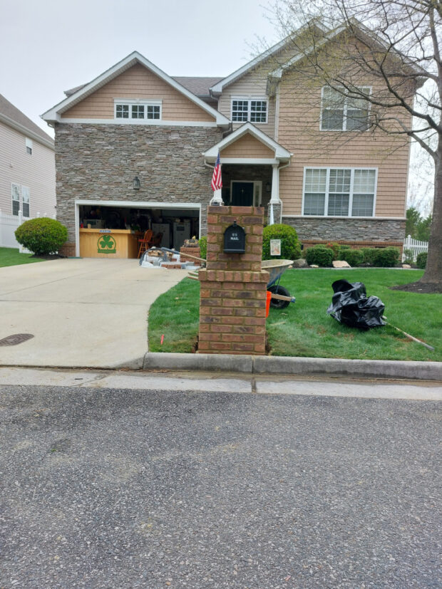 Make Your Mailbox Post Unique with Faux Stone Just in Time for Spring Make Your Mailbox Post Unique with Faux Stone Just in Time for Spring