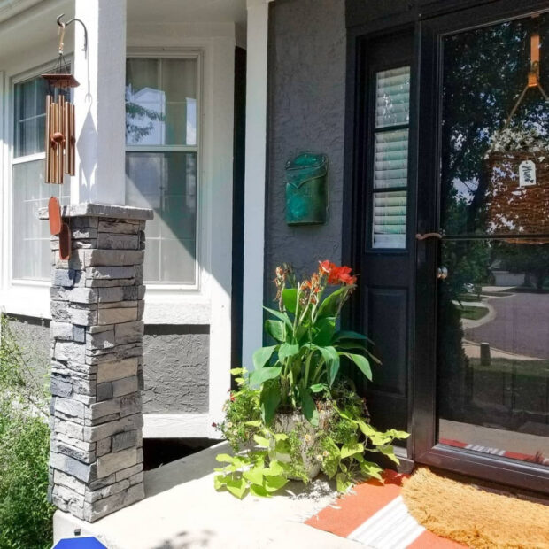 Give Your Front Porch Posts a Facelift with Faux Stone Give Your Front Porch Posts a Facelift with Faux Stone