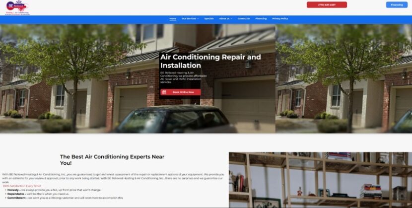 BE-Relieved-Heating-and-Air-Conditioning-830x419 The Top-Rated HVAC Services Near Sun City Peachtree